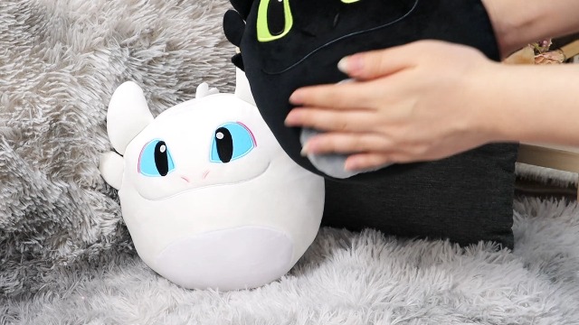 Amazon.com: Periyholev Black Dragon Plush Toy (8 Inch) – Soft